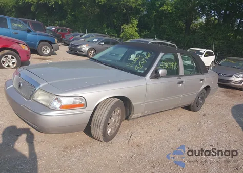 2005 Mercury Grand Marquis Ls/Lse z USA, uszkodzony, nr VIN 2MEFM75WX5X662759
